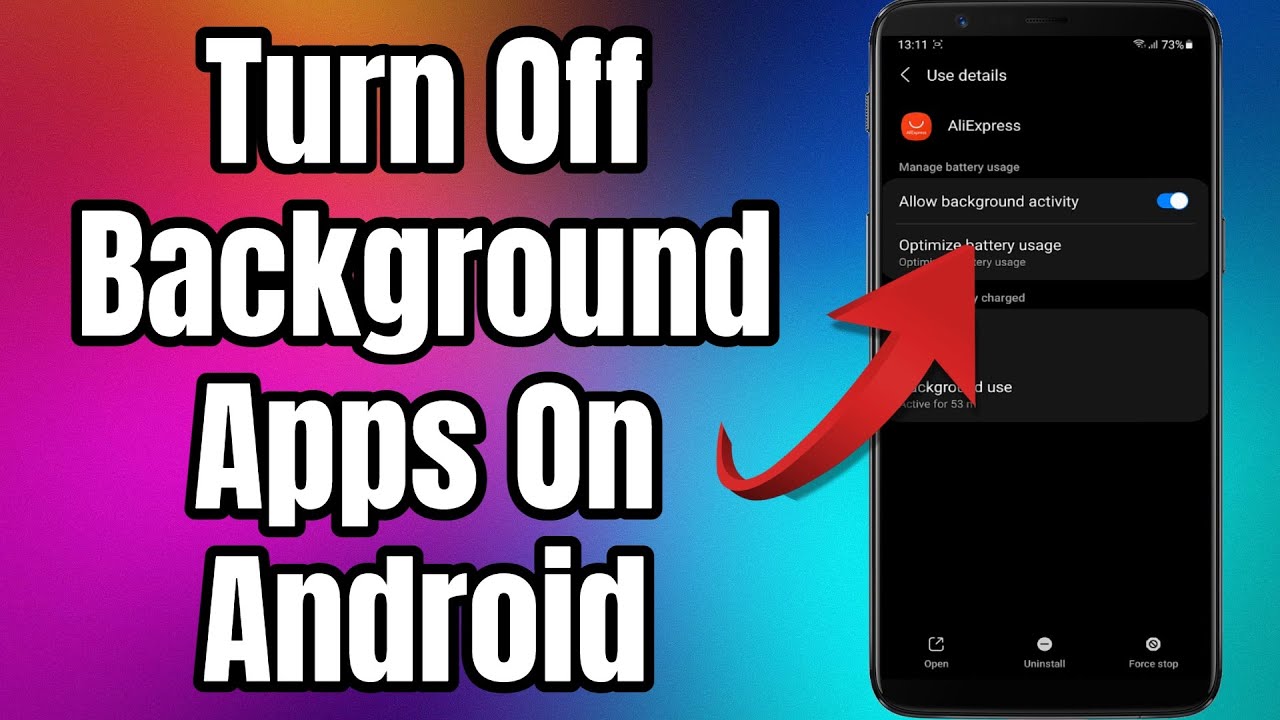 How To Turn Off Background Apps On Android (2022) YouTube