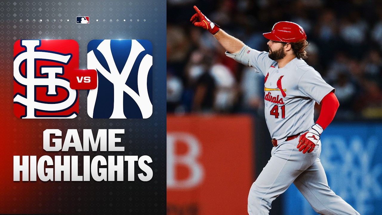Cardinals vs. Yankees Game Highlights (8/3/26) | MLB Highlights
