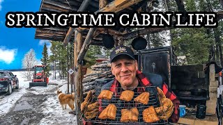 SPRING CABIN MADNESS: PROJECTS, FOOD PRESERVATION, EXOTIC COOKUP, SNOWSTORM, HUGE BLUETTI GIVEAWAY