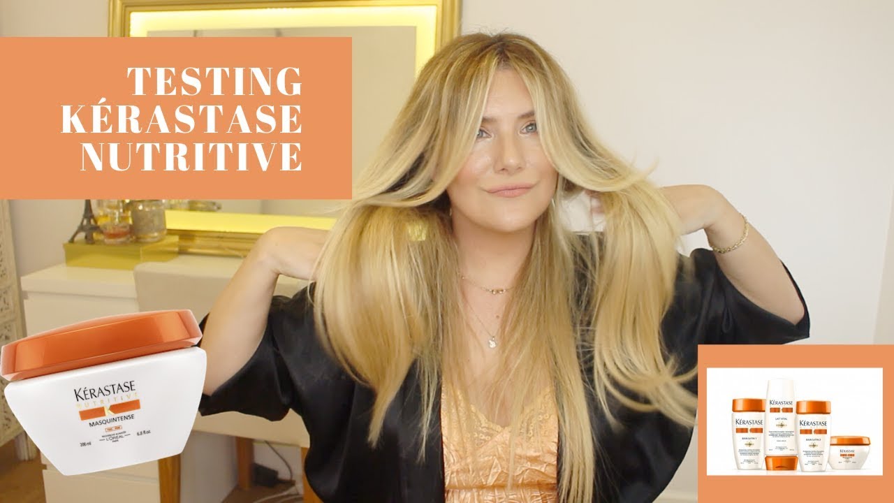 I TRY A HAIR MASK FOR SENSITIZED HAIR | KERASTASE NUTRITIVE - YouTube