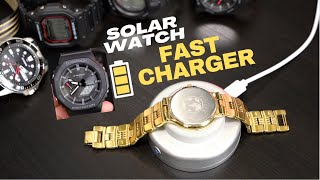 Solar Watch-LED Fast Charger Review