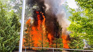 PRE ARRIVAL 2 ALARM STRUCTURE FIRE (EXPLOSIONS) Brick New Jersey 6/12/23