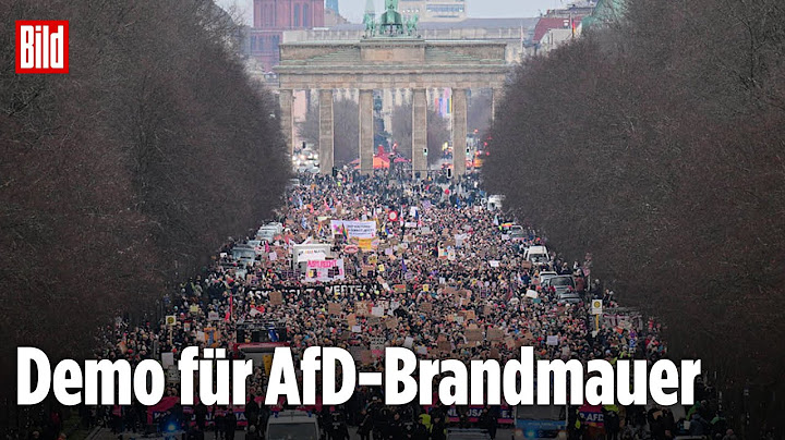 „Aufstand der Anständigen“: Hunderttausende demonstrieren in Berlin