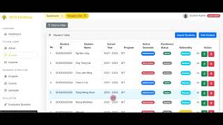 SEGi EduRate (Online Lecturer Evaluation System) - Manage Students