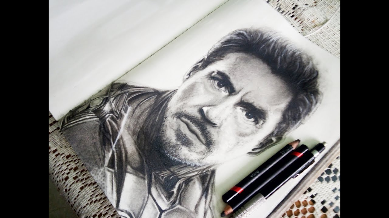 como dibujar a tony stark avengers endgame - thptnganamst.edu.vn