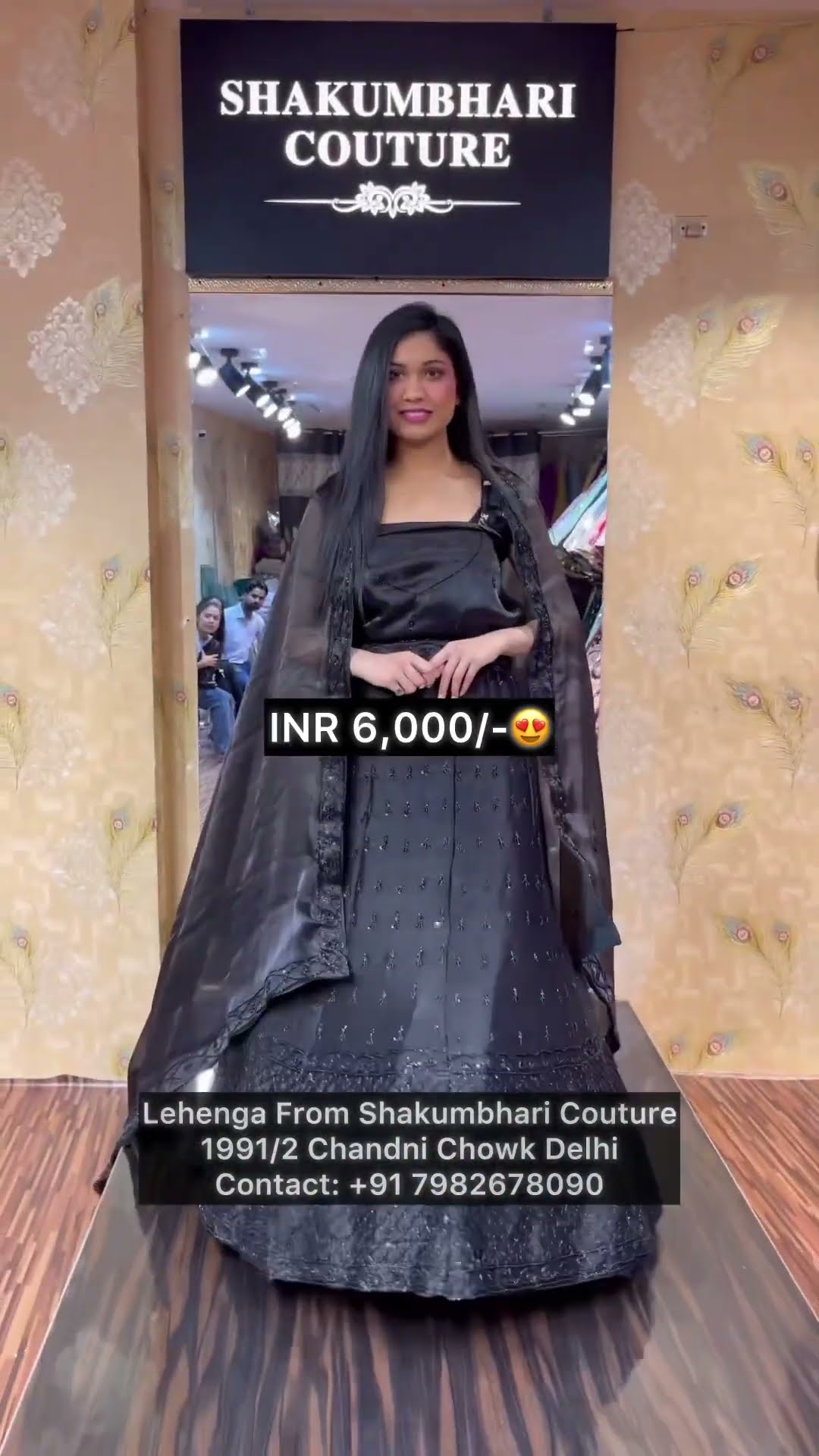 Under INR 18,000/- Lehenga Choli😍Shopping in Chandni Chowk#shorts #shadi # lehenga #bride - YouTube