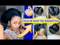 Elegant Fold-In Bow Tie Natural Hairstyle Tutorial on 4C Hair | Beginner-Friendly Protective Style