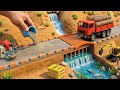 Tractor Trolley Loading | Mini TATA Truck Bridge Construction |new video #trendingshorts #viralvideo