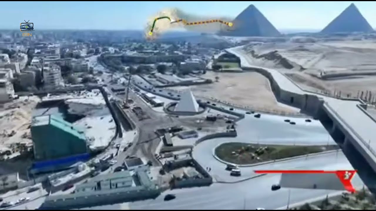 أحدث تصوير جوي للخط الرابع للمترو - يناير 2026