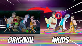 4kids Censorship in Rick And Morty EP1 #4kids #rickandmorty