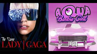 Lady Gaga - Just Dance [feat. Colby O'Donis] (Barbie Girl - Tiesto Remix Version Mash-Up by U4RIK)