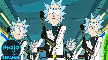 ¿Cuáles son los tipos de Rick?