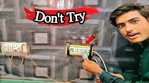 What Will Happen When 2 Plugs Are Connected? बिजली के साथ खतरनाक प्रयोग | Electic Experiment 2022