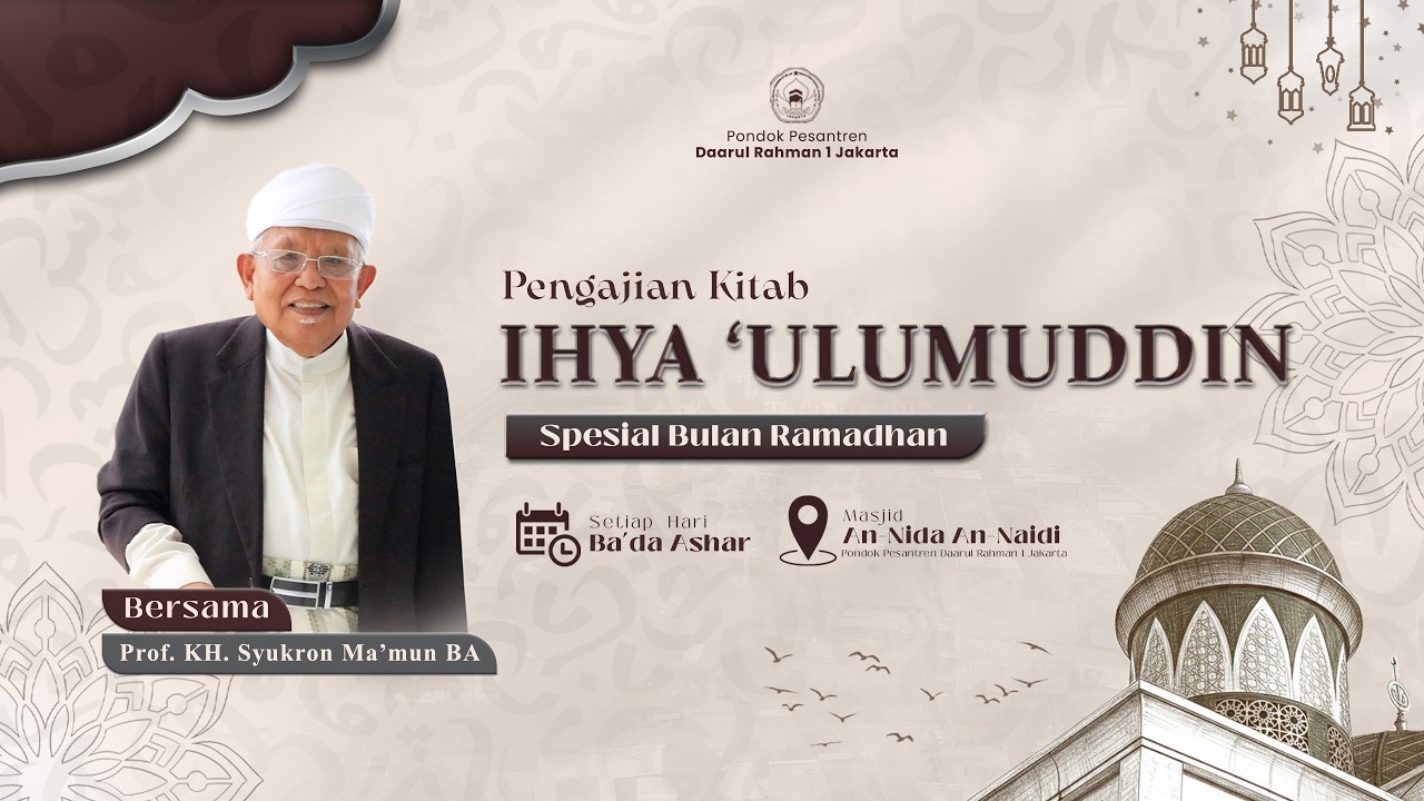 🔴Live ! Ba'da Ashar | KAJIAN SPESIAL RAMADHAN Bersama Prof KH. Syukron Ma'mun BA.(2 Maret 2026)