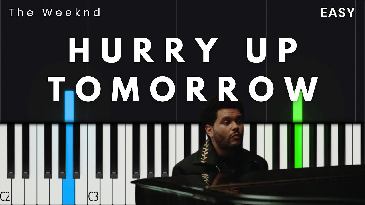 The Weeknd - Hurry Up Tomorrow | EASY Piano Tutorial