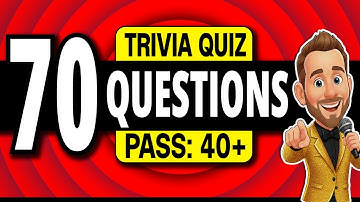 MOST FUN Trivia Quiz ➡️ 70 Questions EVERYONE Should Try