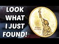 Super rare coin found in 1000 box of gold dollar coins