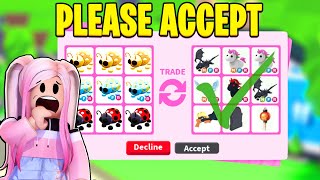 Trading ONLY Ladybugs For This...(Adopt Me Rich Server) Farm Shop Update Roblox