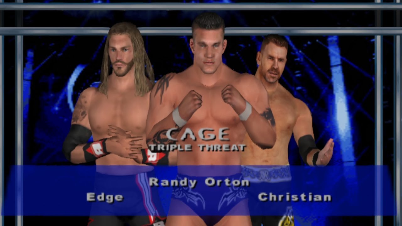 WWE SD! HCTP: Cage Triple Threat - Edge vs Christian vs Randy Orton!