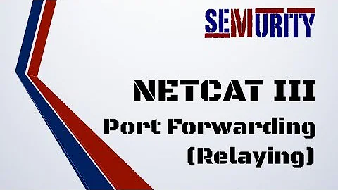 Netcat III: Relays and Port Forwarding