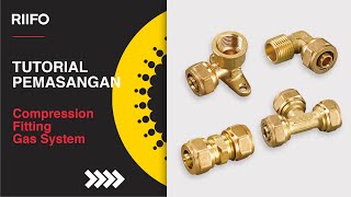 RIIFO Multilayer Gas Piping System with Compression Fitting | Installation Tutorial Multilayer Gas Pipe Installation Guide