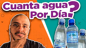 ¿Cuántas botellas de agua debo beber al día?