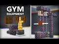 10+ Gym Equipment Build Hacks in Minecraft