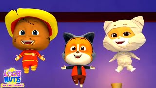 Lima Monster Kecil | Pantun seram untuk anak-anak | Loco Nuts Lagu anak Indonesia | Video prasekolah