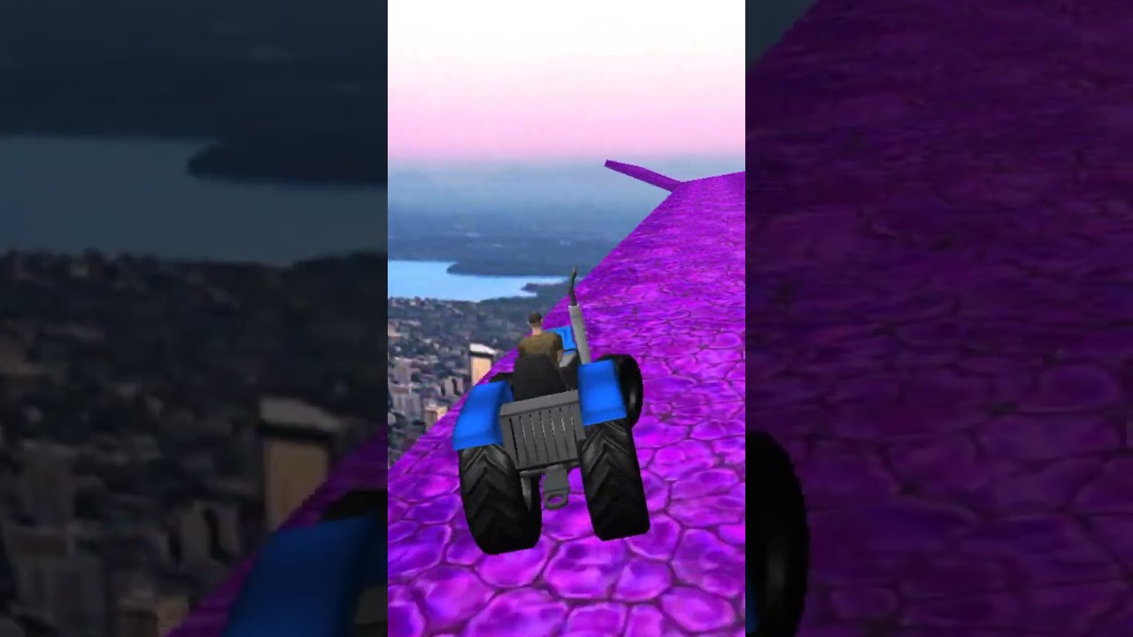 Real GT Tractor Stunts Driving - Impossible Mega Ramp - Android Gameplay