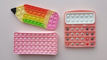 Pencil Pop It & Calculator Pop It Unboxing