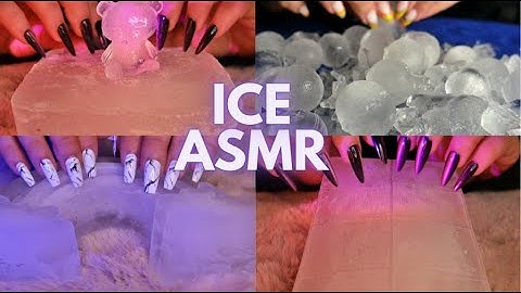ASMR Scratching & Tapping on ICE (No Talking) Background ASMR for work, sleep, study