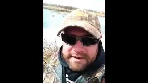 Chad giving props to Josh Tichenor of Mallard View Outdoors!