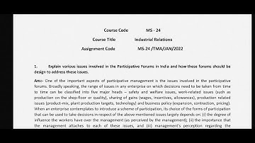 MS 24 SOLVED ASSIGNMENT 2022 / PDF WATSAPP ME 8228091239 MBA IGNOU 2022 #ignou