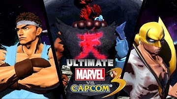 UMvC3: Iron Fist/Ryu/Akuma Stylish Combo Video
