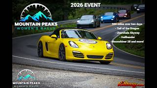 Mountain Peaks Rally 2026 - A Women's Driving Event TAIL OF THE DRAGON AND GREATEST ROADS IN THE US