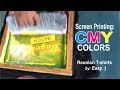 Screen Printing - CMY Colors