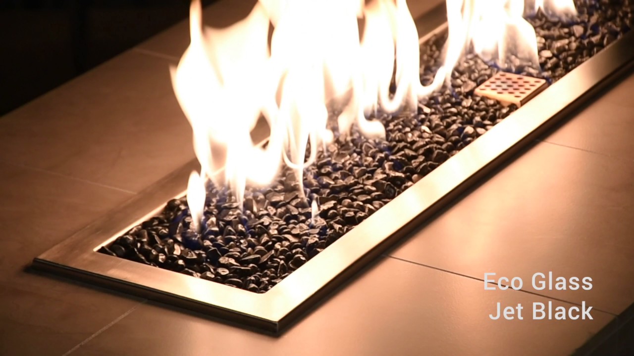 Modern Outdoor Products - American Fireglass - Eco Glass - Jet Black