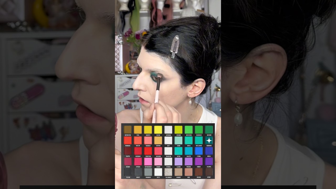 I heard clean girl makeup was dead so I&rsquo;m back ✨ #makeup #grunge #grungemakeup #beauty #trans