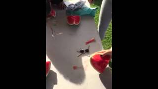 Girl Got Smacked Over Watermelon Contest Wealth