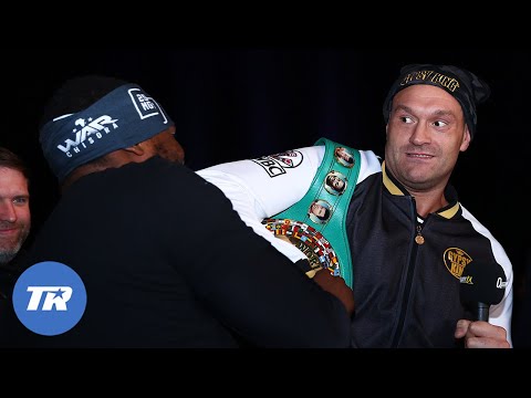 Tyson Fury Interrupts Chisora Open Workout, Tells Him to Stand & Fight Saturday | Fight Dec 3 ESPN+