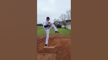 What Do You See?? College Pitcher Slow Motion Change Up Pitch POV