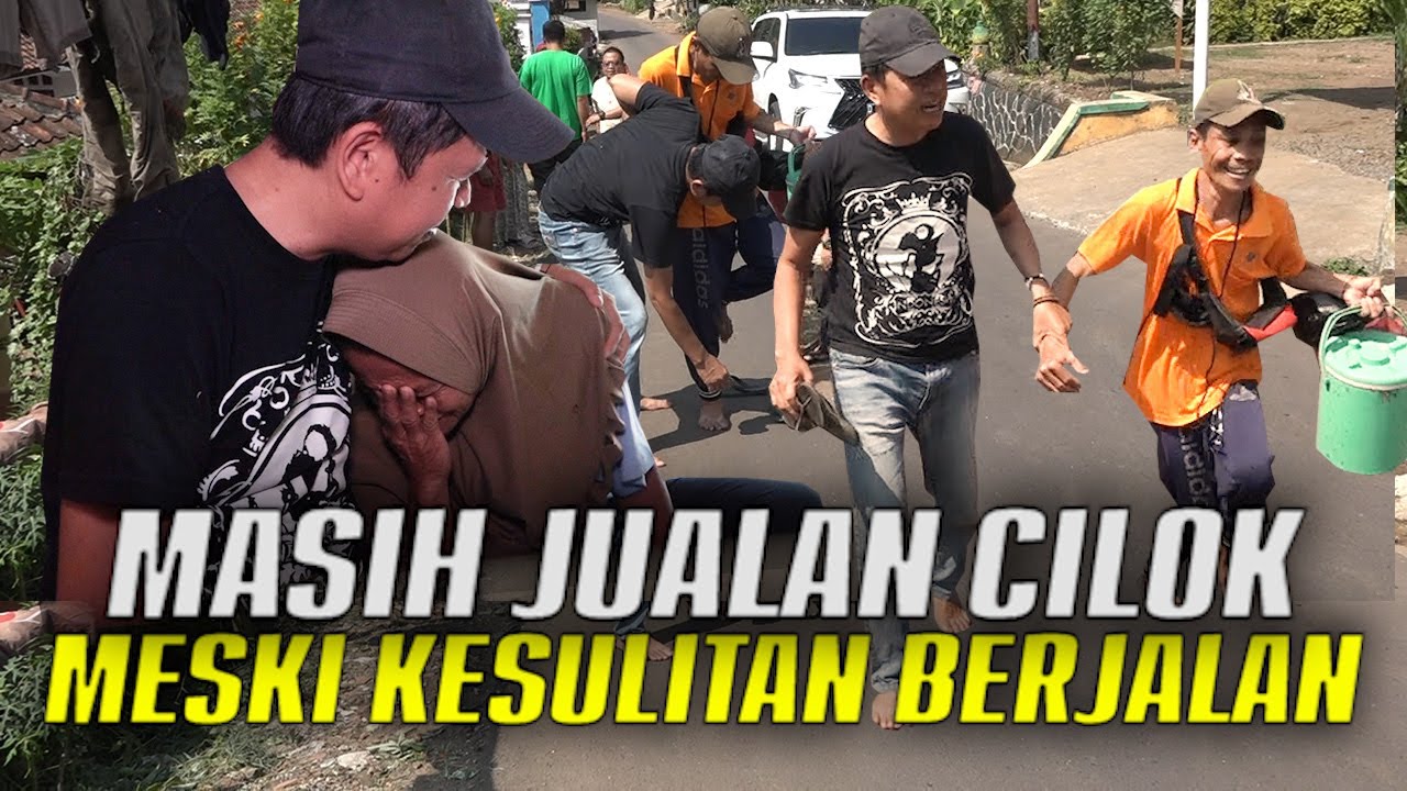 MANG PANDI PENYANDANG DISABILITAS-HIDUP DI RUANG SEMPIT SENDIRI JUALAN CILOK-MA CICIH SUAMINY STROKE