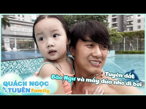 #1 Cả nhà dưới quê lên chơi. Tuyên dắt Bào Ngư và mấy đứa nhỏ đi tắm hồ bơi. Vui quá vuiii Mới Nhất