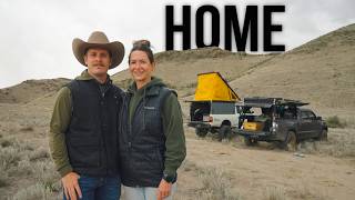First Night Truck Camping on Our Desert Property!