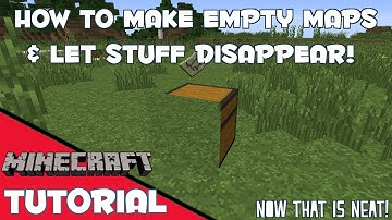 How To Get Empty Maps & HIDE STUFF! [Minecraft]