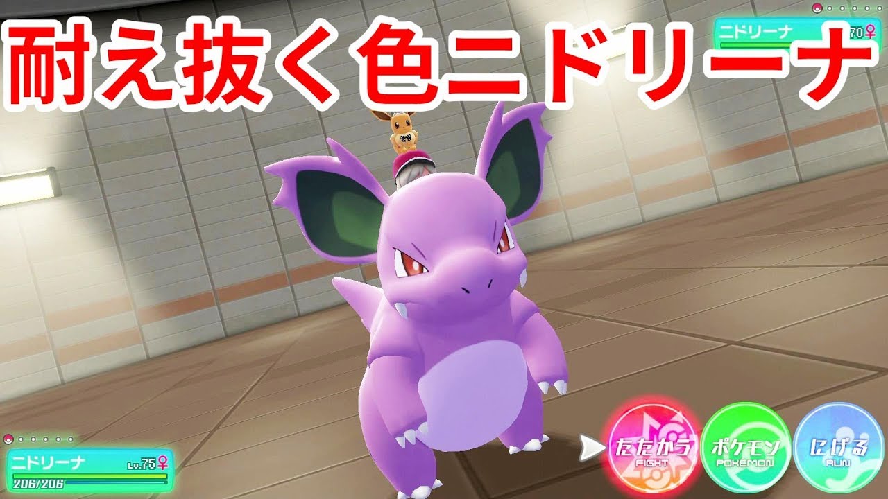 まさに王者 色違いニドキング ニドクインが最強だった ポケモンlet Sgo イーブイ Youtube