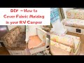 RV DIY Reupholster Fabric Trims or Cornice