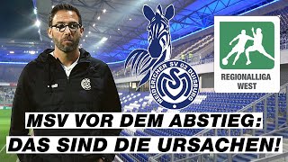 MSV Duisburg vor dem Abstieg in die Regionalliga: Das sind die Gründe!