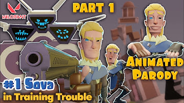 Sova’s First Steps in Valorant: The Funny Training Mission (Animated Parody)