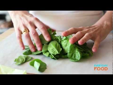 Salmon and Spinach in Parchment | Everyday Food with Sarah Carey